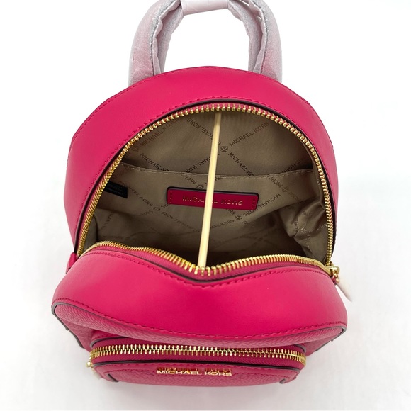 Michael Kors Jaycee Xsmall Convertible Zip Pocket Backpack & Bifold Wallet - Picture 6 of 11